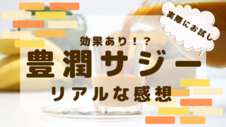 豊潤サジー 口コミ まずい 効果 効果なし